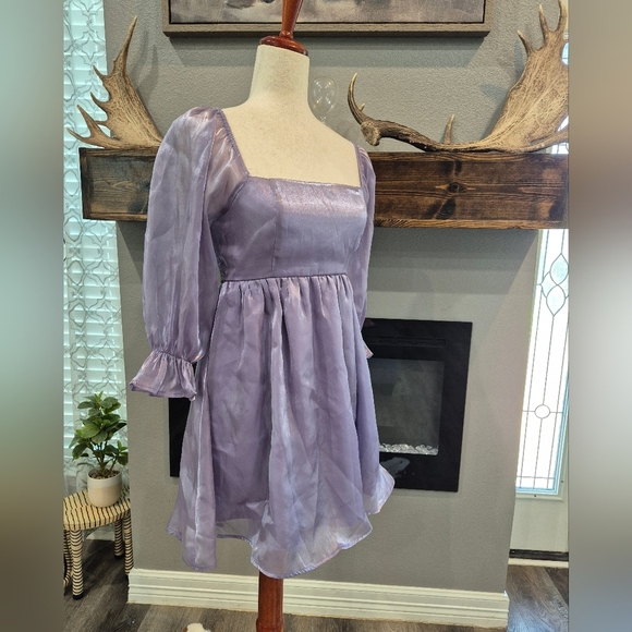 THIRTY THIRTY Dress Size SmallElegant Lavender Kids Dress - Picture 2 of 6